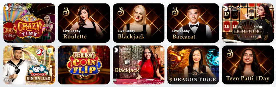 Jeux de casino en direct TIKITAKA CASINO