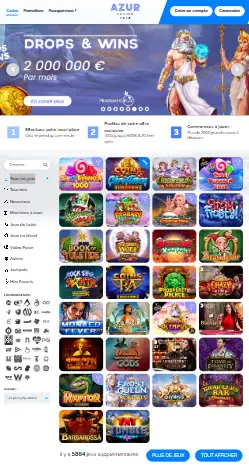 l'application et interface Tikitaka Casino
