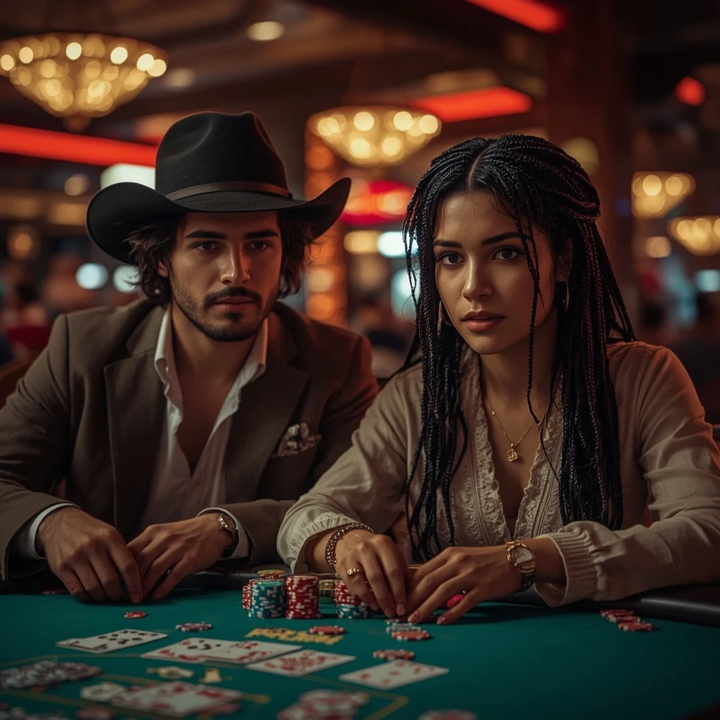 photo de deux joueurs de poker Tikitaka Casino