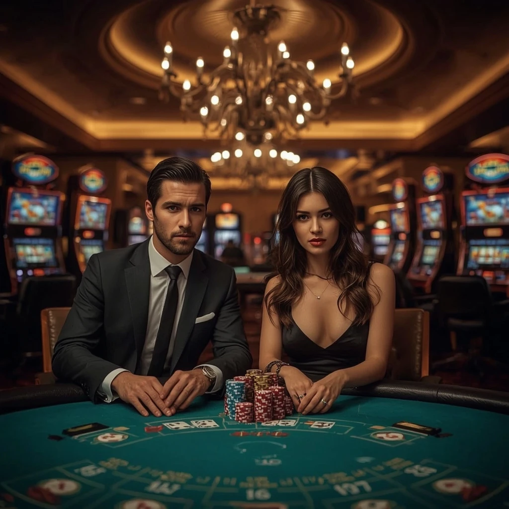 Deux joueurs de poker dans un Tikitaka Casino